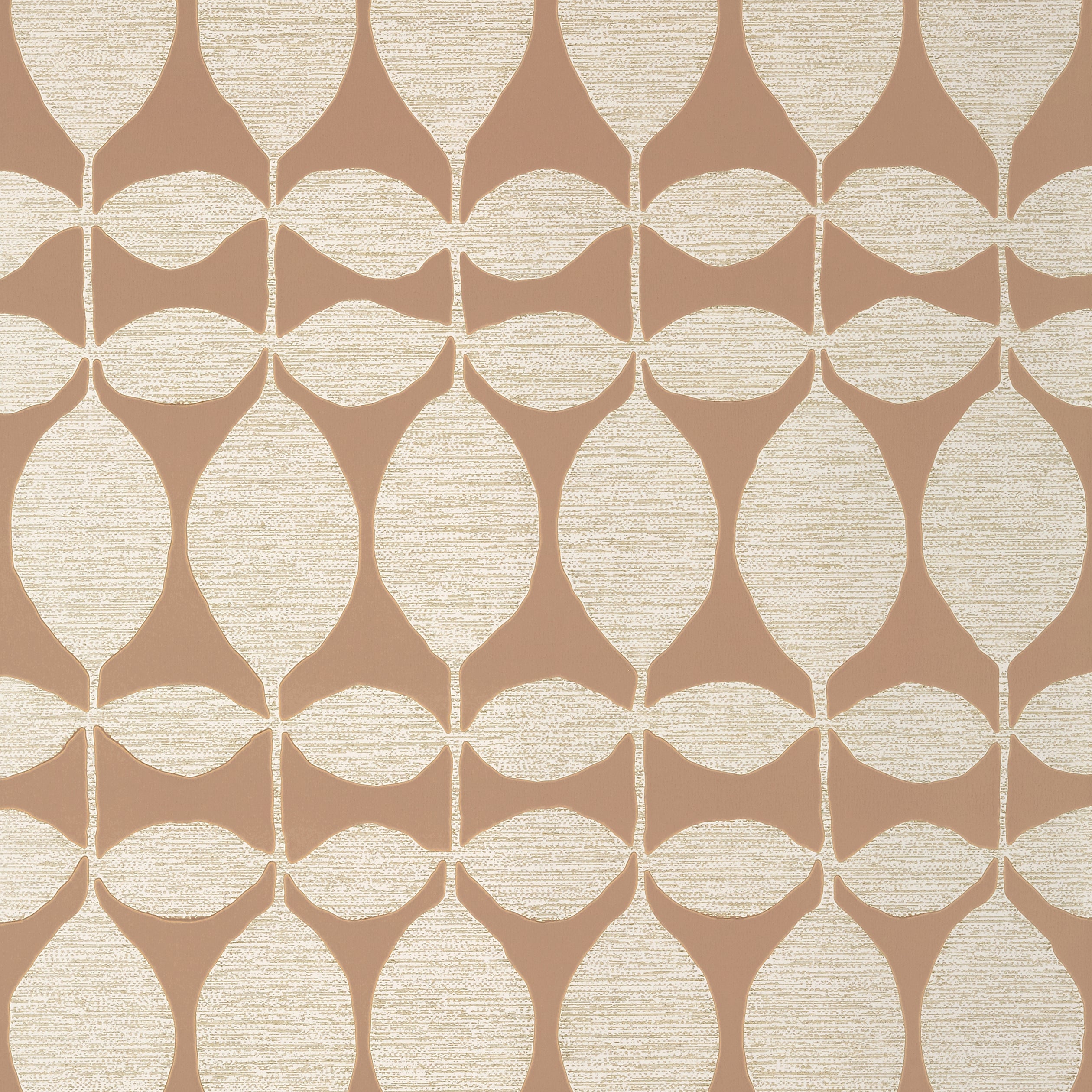Thibaut Lola Behang T41046 - Metallic Pewter on Rust