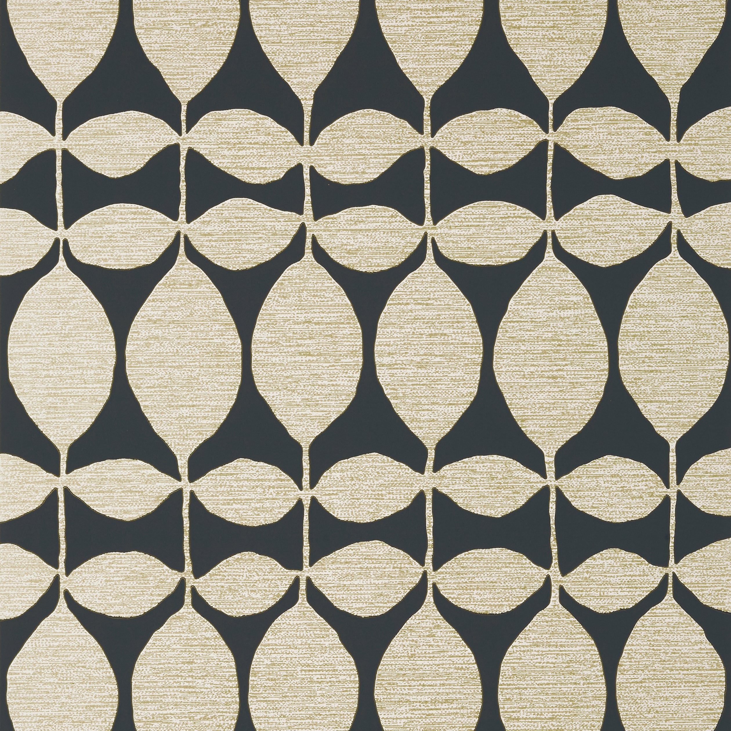 Thibaut Lola Behang T41047 - Metallic Gold on Black