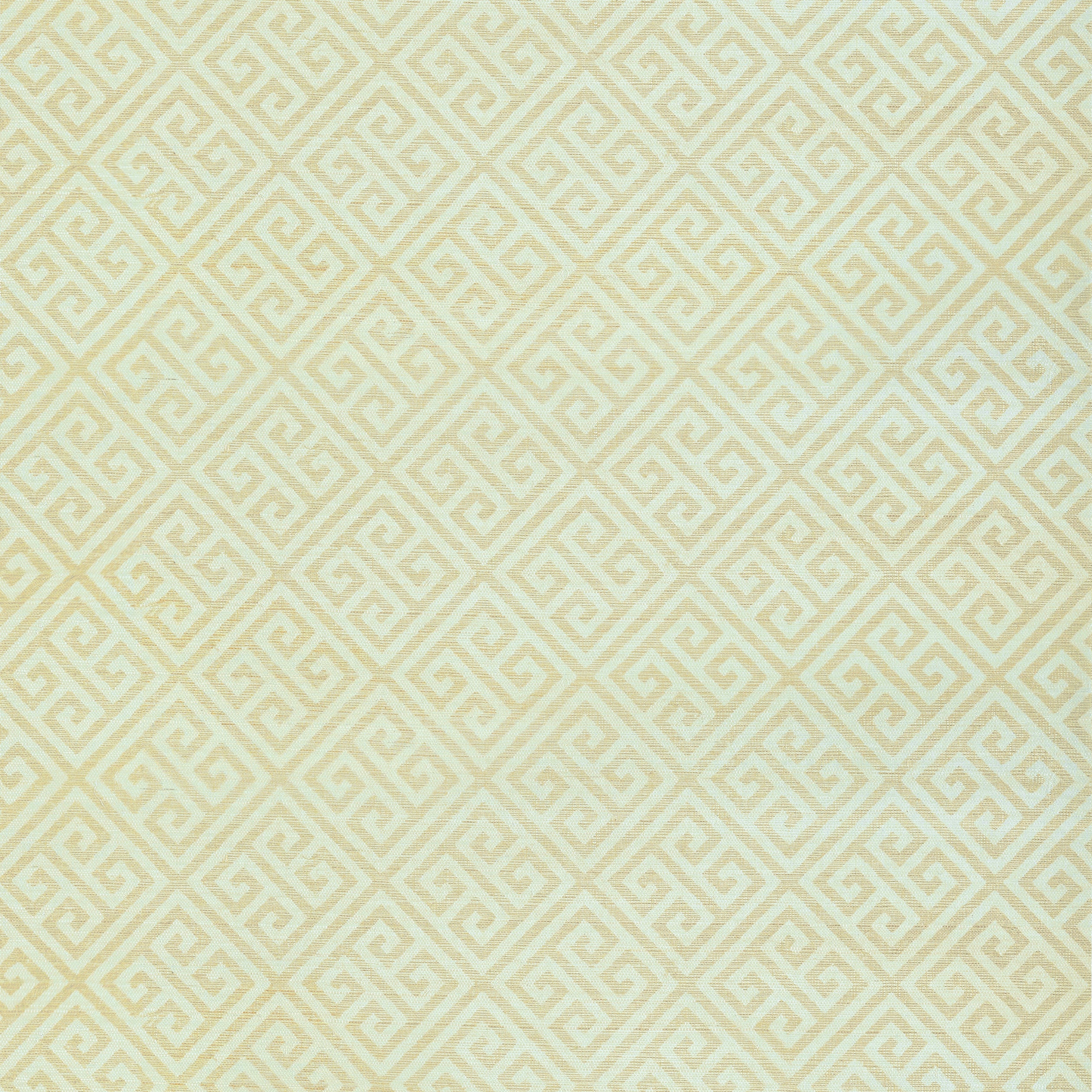 Thibaut Maze Grasscloth Behang T41195 - Metallic Gold on Aqua