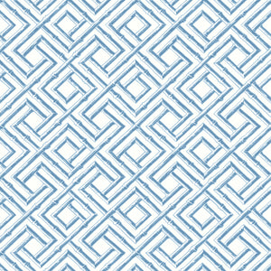 Thibaut French Lattice Behang T42048 - Blue