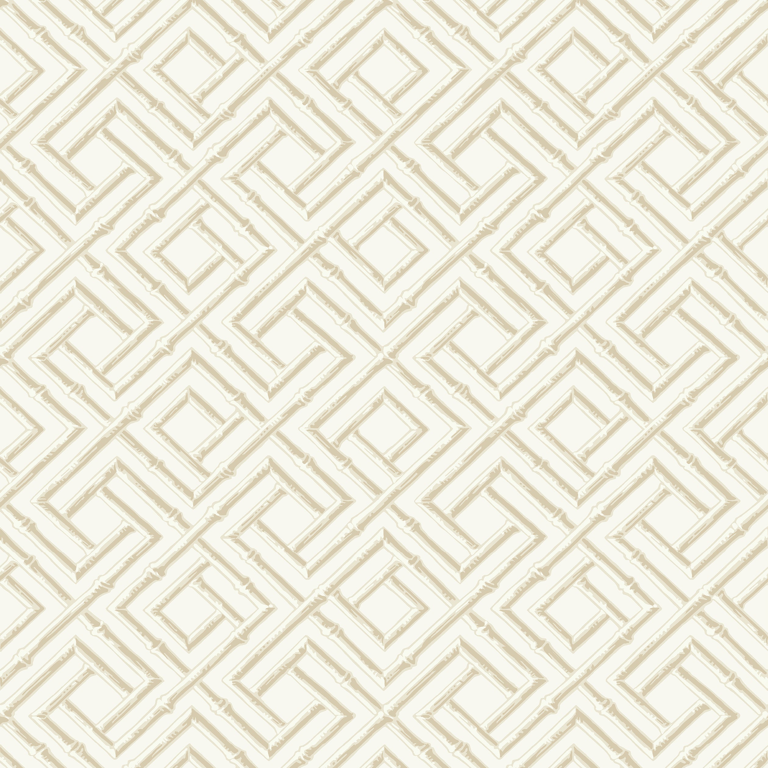 Thibaut French Lattice Behang T42051 - Cream