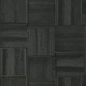 Thibaut Hayworth Behang T421 - Black