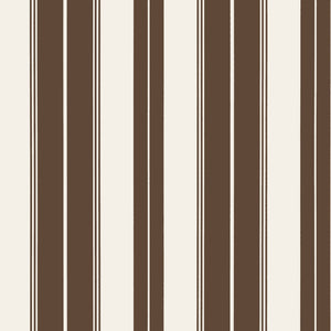 Thibaut Norfolk Stripe Behang T44049 - Chocolate Brown