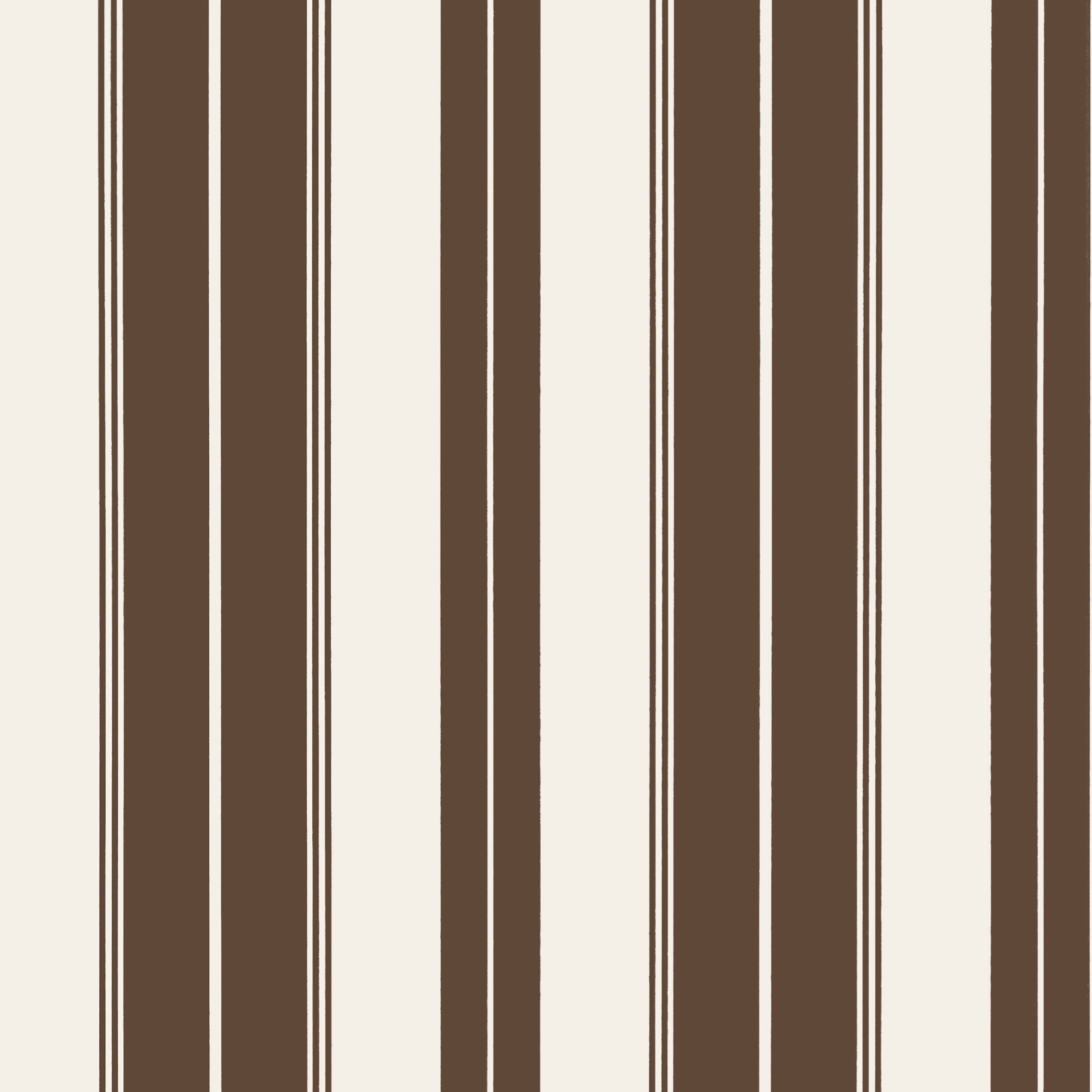 Thibaut Norfolk Stripe Behang T44049 - Chocolate Brown