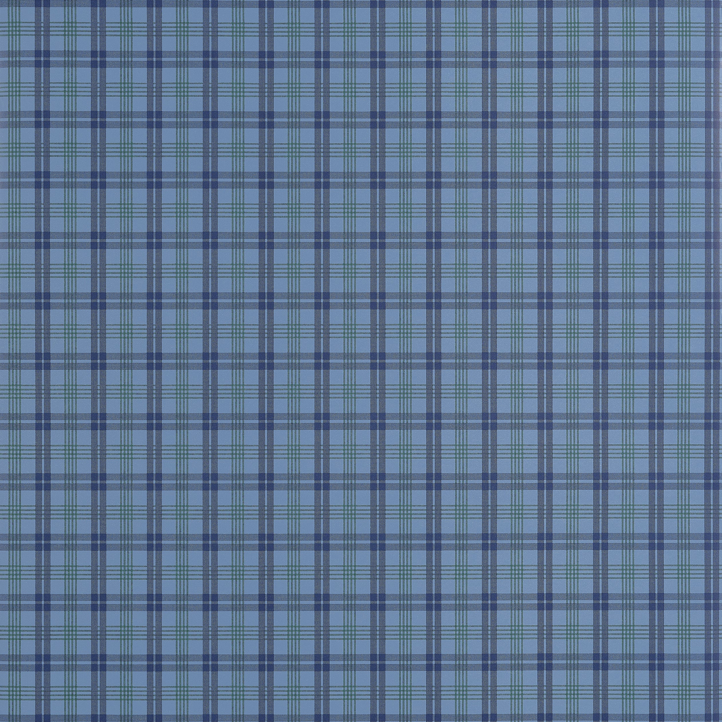 Thibaut Huntley Plaid Behang T44051 - Navy