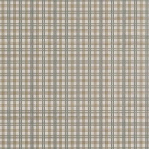 Thibaut Huntley Plaid Behang T44054 - Grey and Beige