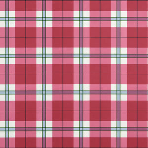 Thibaut Douglas Plaid Behang T44070 - Red