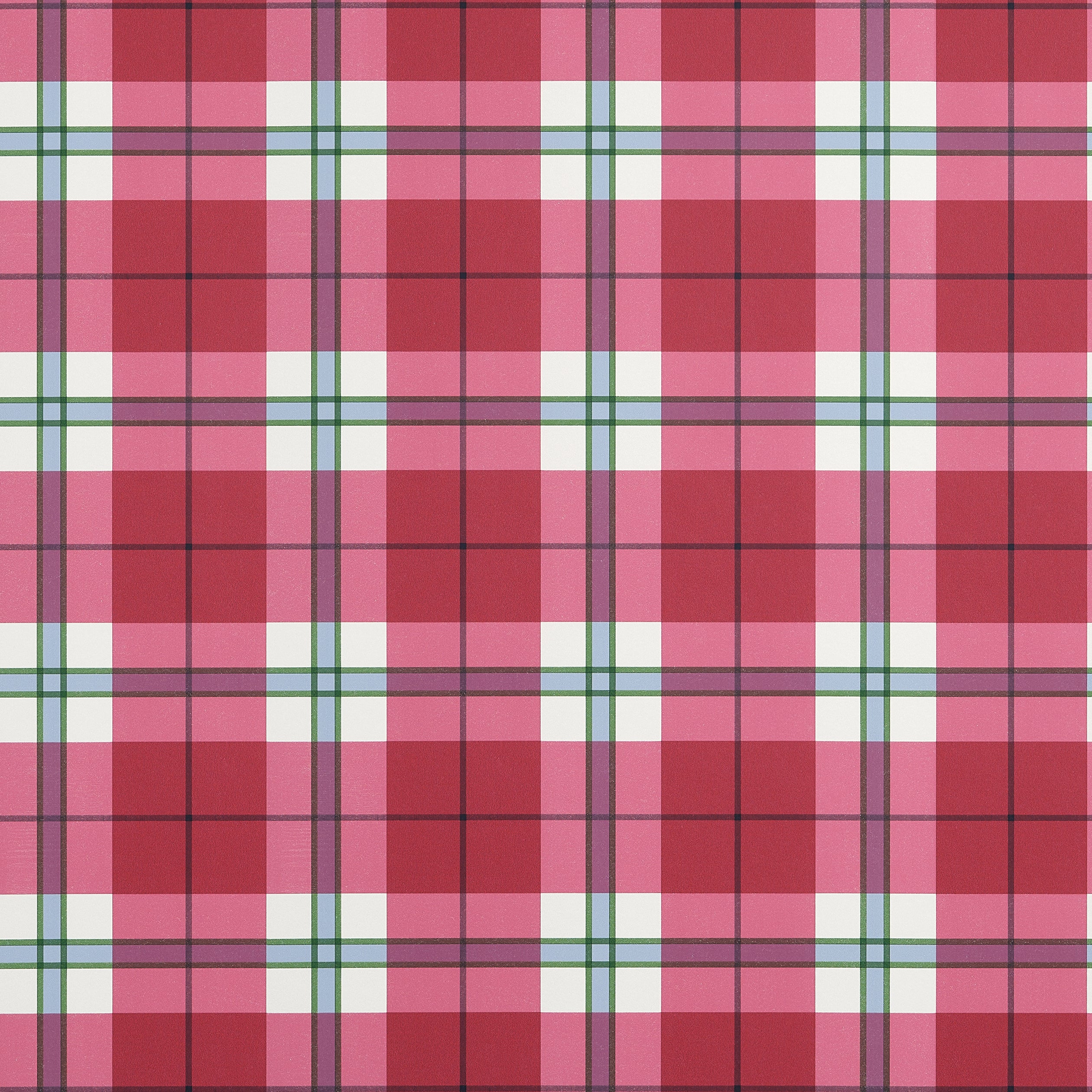Thibaut Douglas Plaid Behang T44070 - Red