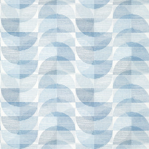 Thibaut Half Moon Behang T459 - Blue