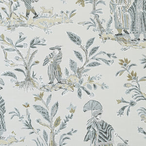 Thibaut Royale Toile Behang T72576 - Grey