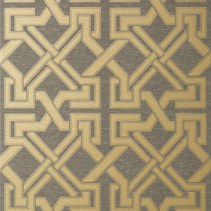 Thibaut Benedetto Behang T72578 - Grey and Gold