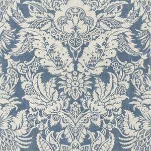 Thibaut Chardonnet Damask Behang T72583 - Navy