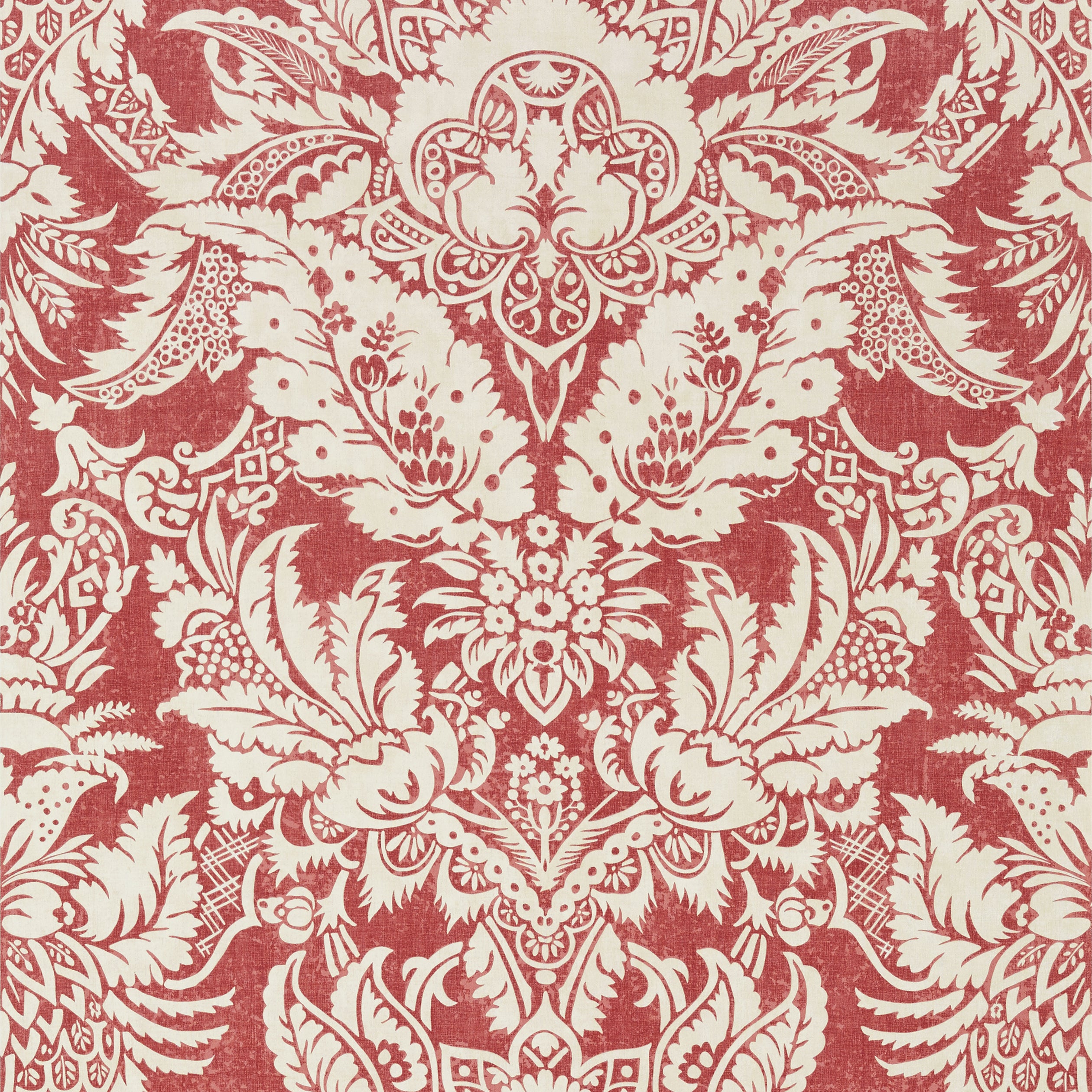 Thibaut Chardonnet Damask Behang T72584 - Red