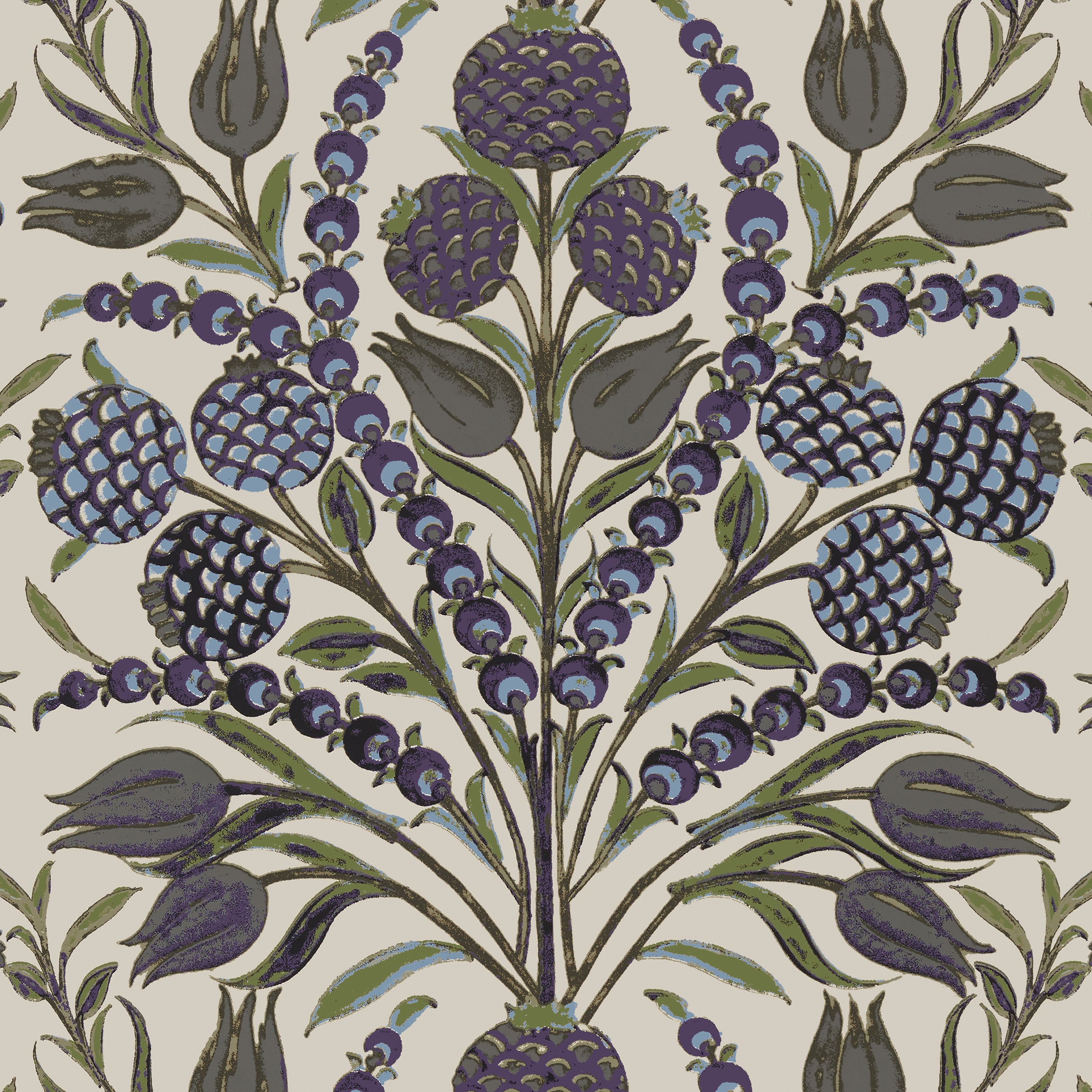 Thibaut Corneila Behang T72600 - Purple and Blue