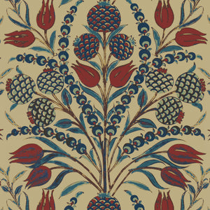 Thibaut Corneila Behang T72601 - Red and Teal
