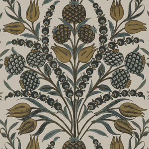 Thibaut Corneila Behang T72604 - Grey and Gold