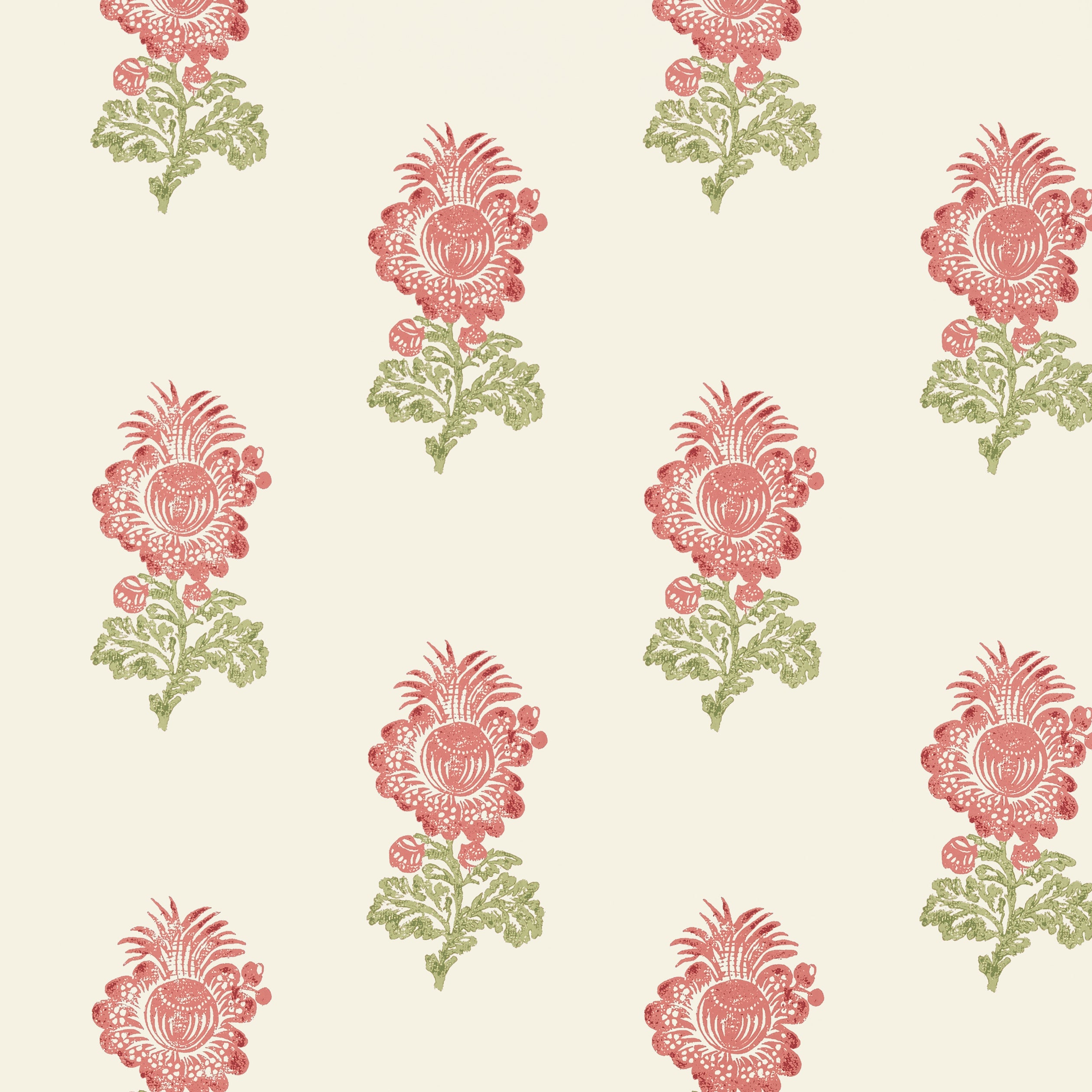 Thibaut Aldith Behang T72606 - Red and Green