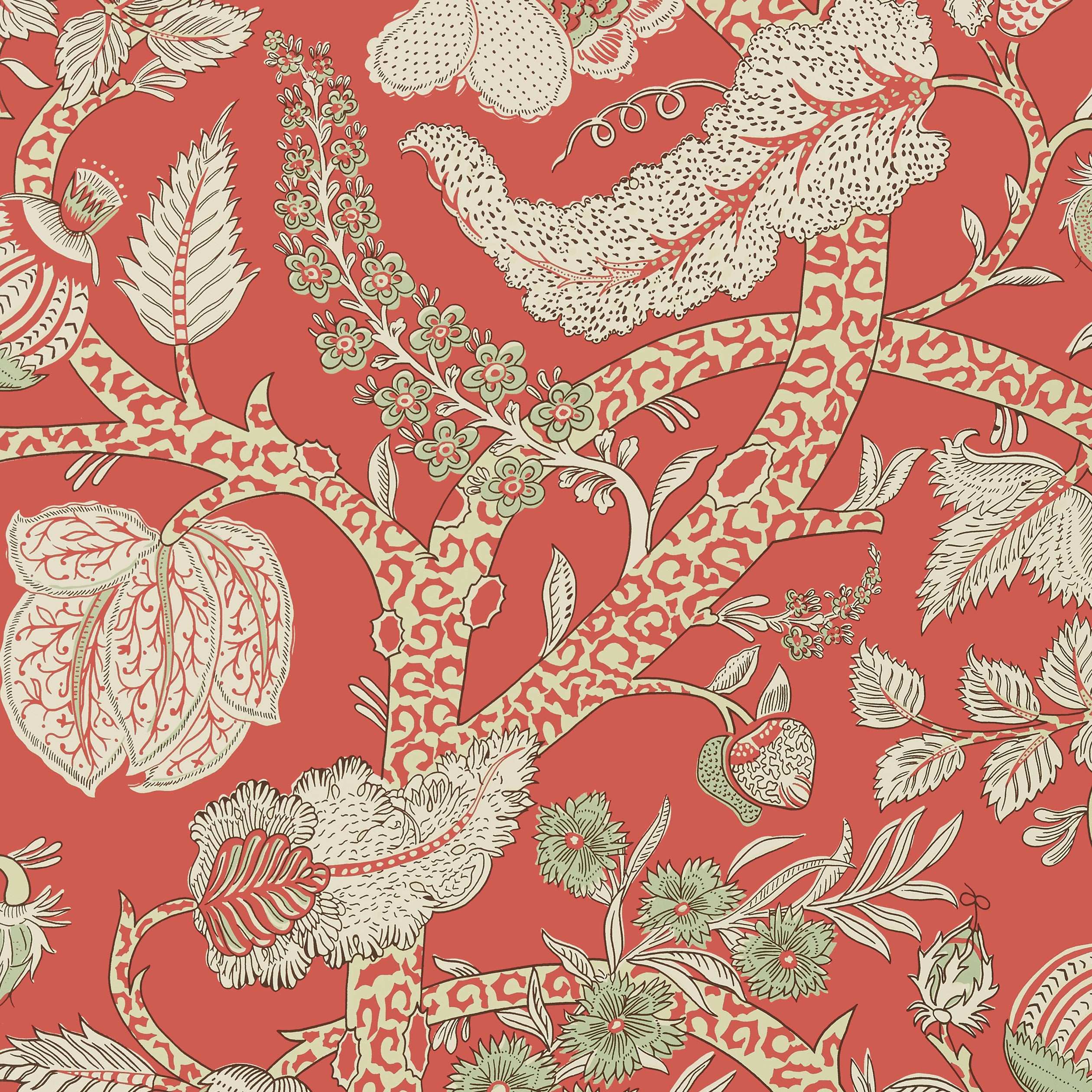 Thibaut Macbeth Behang T72620 - Red