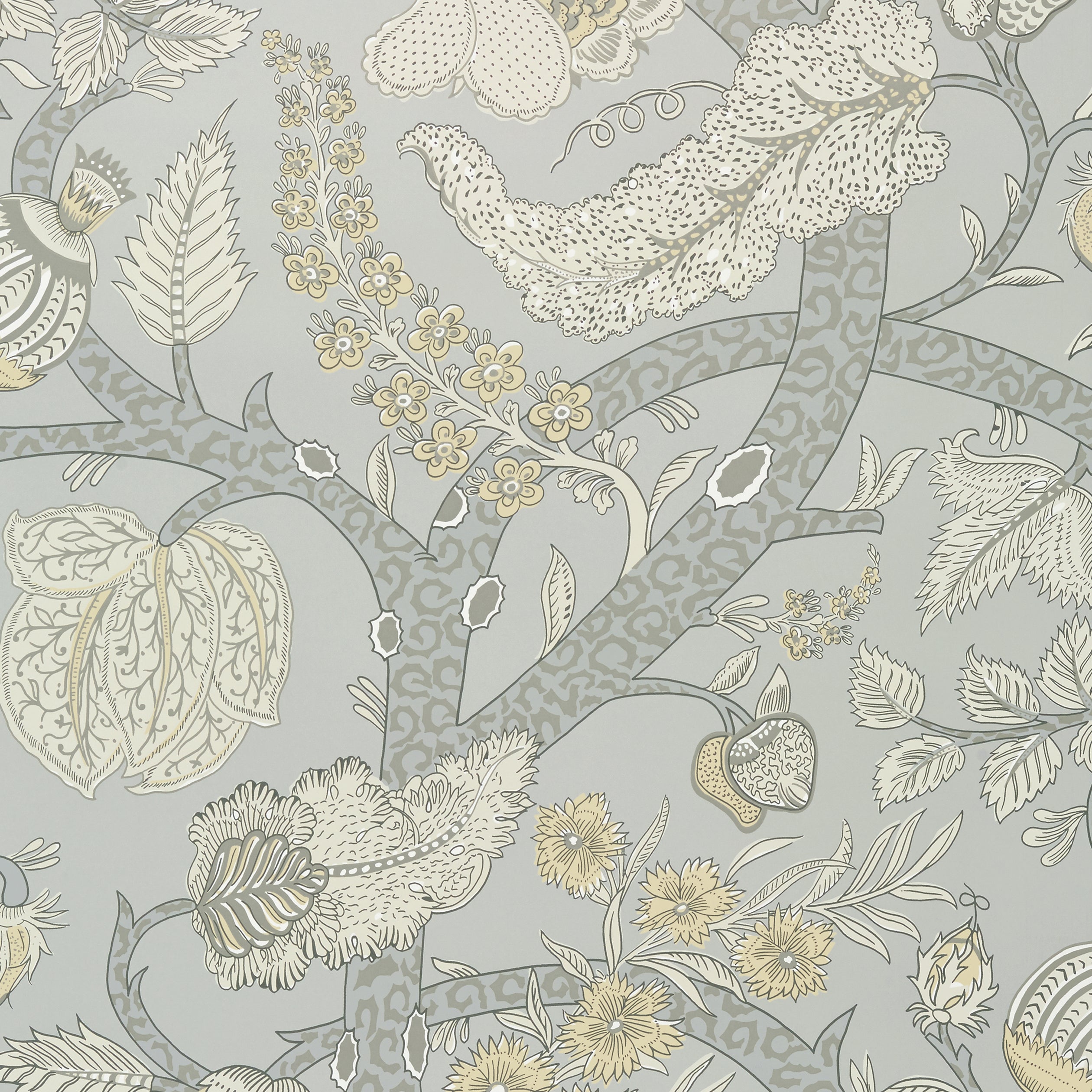 Thibaut Macbeth Behang T72621 - Grey