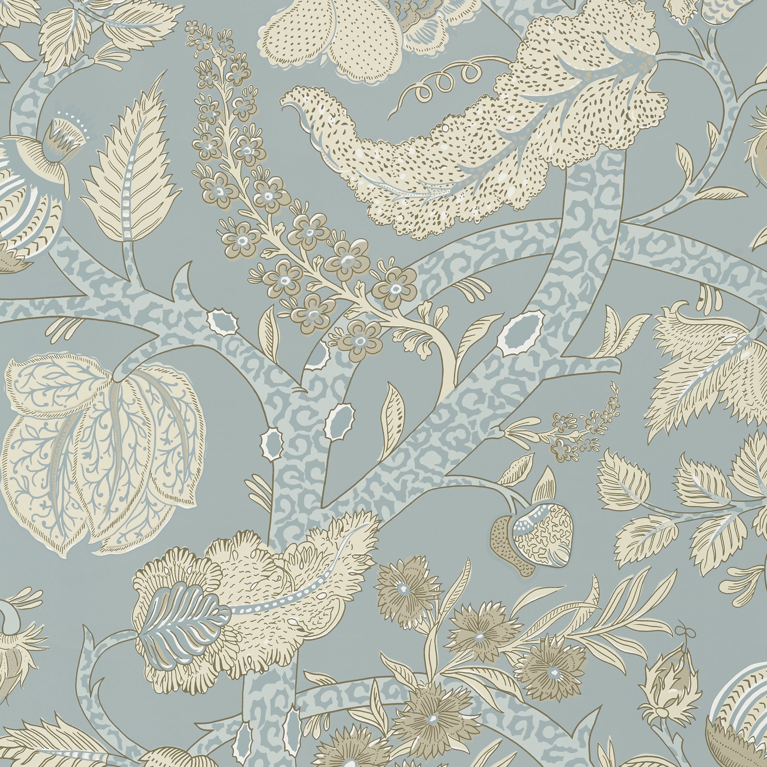 Thibaut Macbeth Behang T72623 - Aqua
