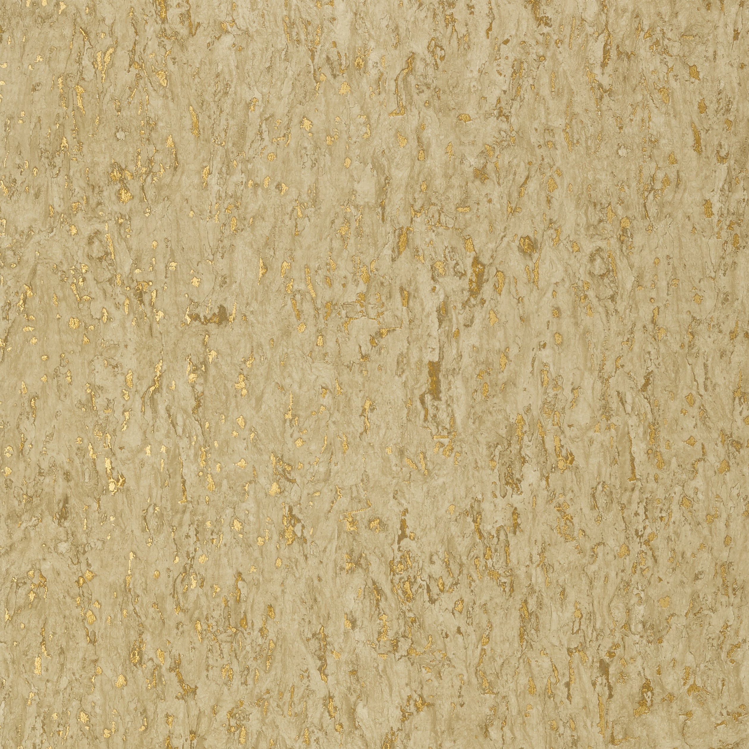 Thibaut Montado Cork Behang T75109 - Camel and Metallic Gold