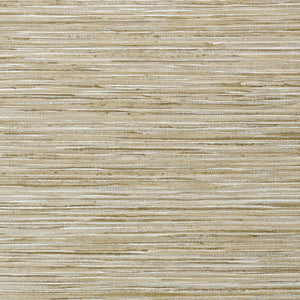Thibaut Jindo Grass Behang T75114 - Neutral on Metallic Silver