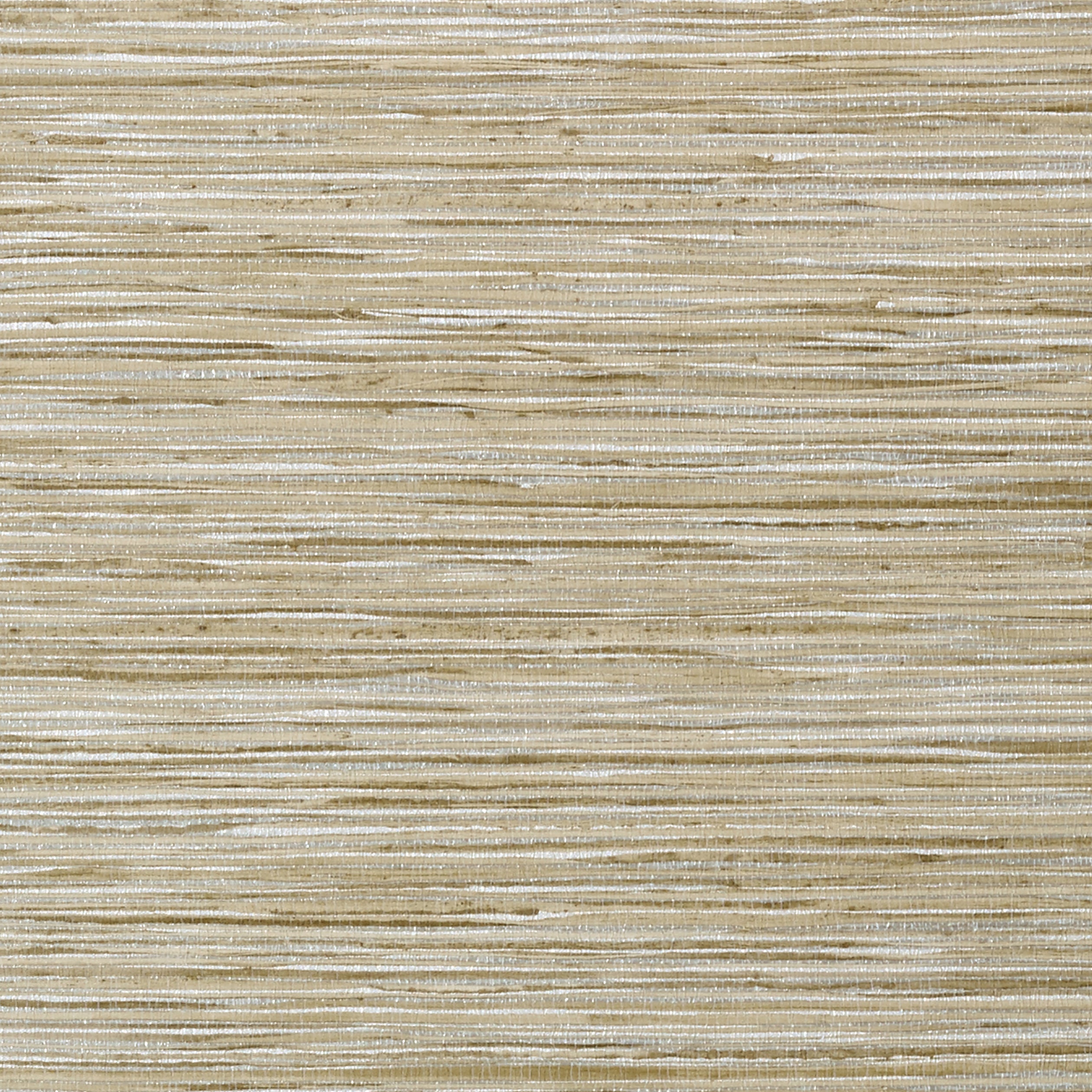 Thibaut Jindo Grass Behang T75114 - Neutral on Metallic Silver