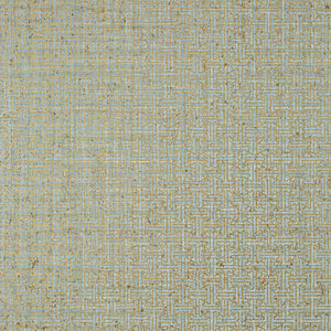 Thibaut Taza Cork Behang T83001 - Metallic Gold on Aqua