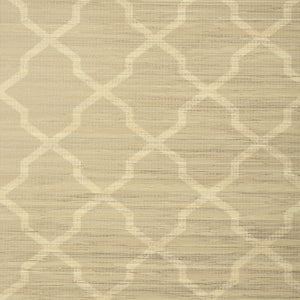 Thibaut Carolyn Trellis Behang T83031 - Beige With Metallic