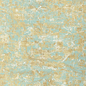 Thibaut Universe Texture Behang T83066 - Metallic on Aqua