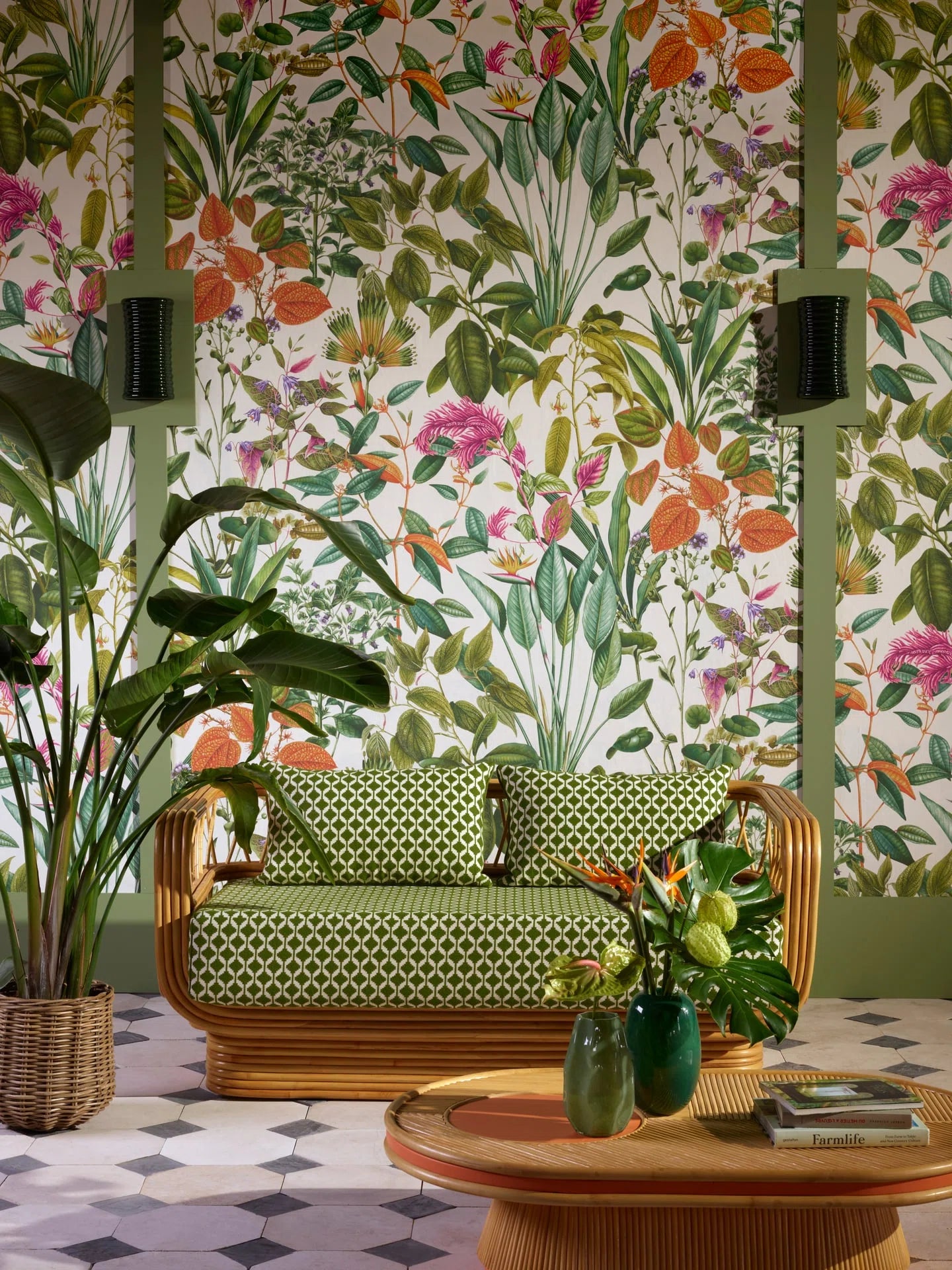 Pierre Frey Fantaisie tropicale Behang FP278001 - LAB COLOUR THE WORLD