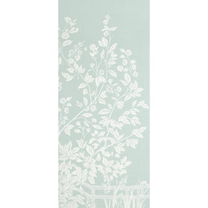 Thibaut Villa Garden Mural - Panel 4 Behang TM10854-4 - Robin's Egg