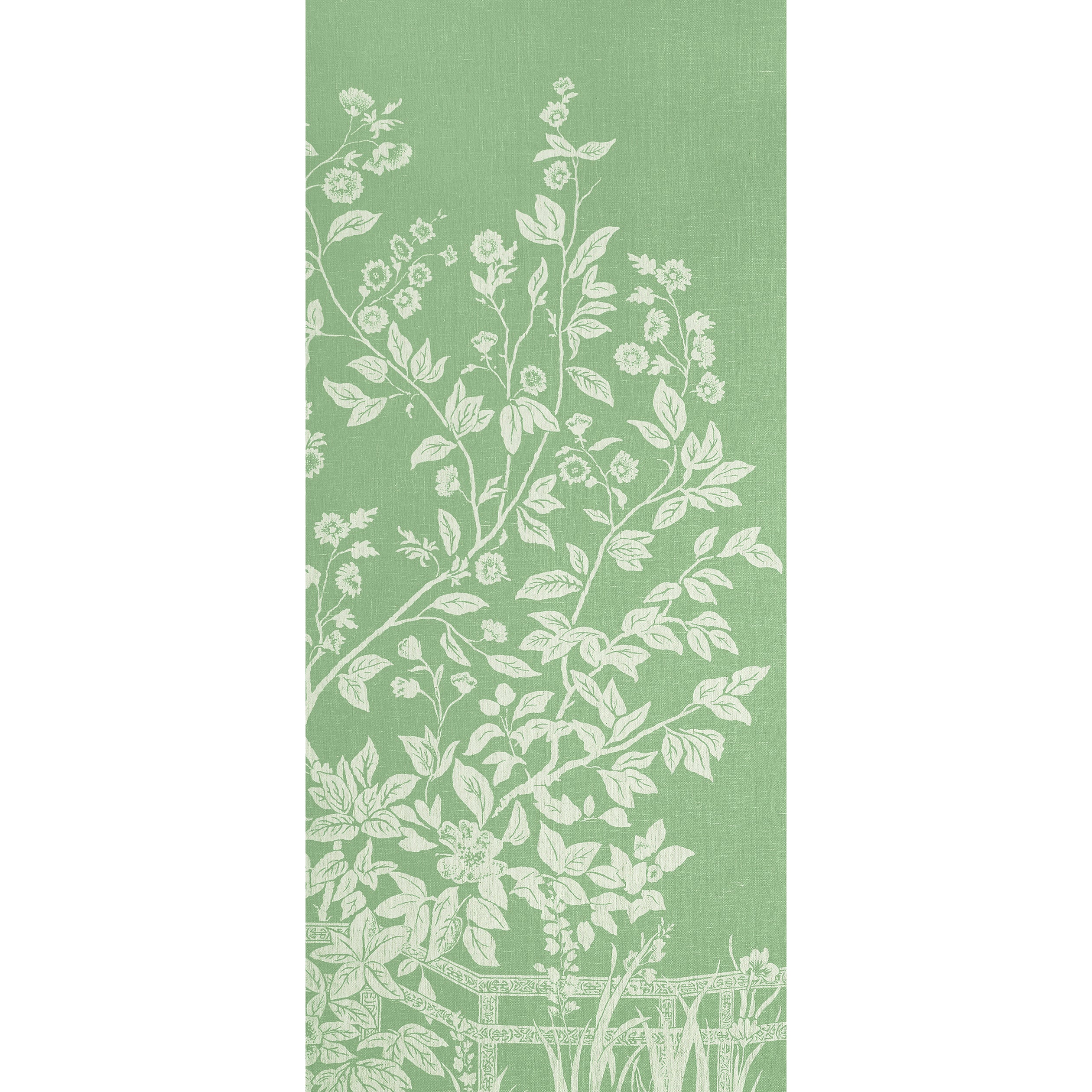 Thibaut Villa Garden Mural - Panel 4 Behang TM10855-4 - Green