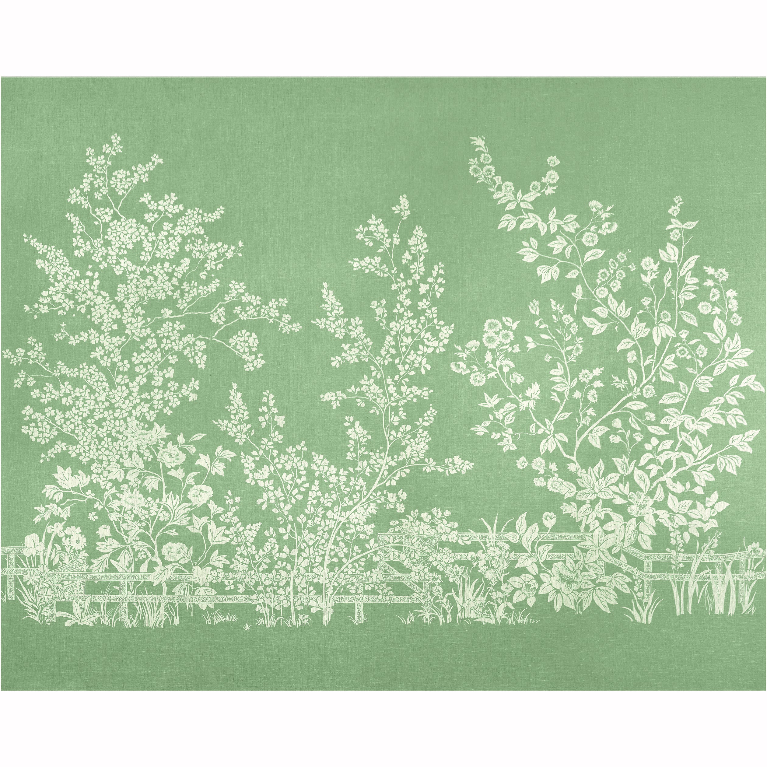 Thibaut Villa Garden Mural - Set Behang TM10855 - Green