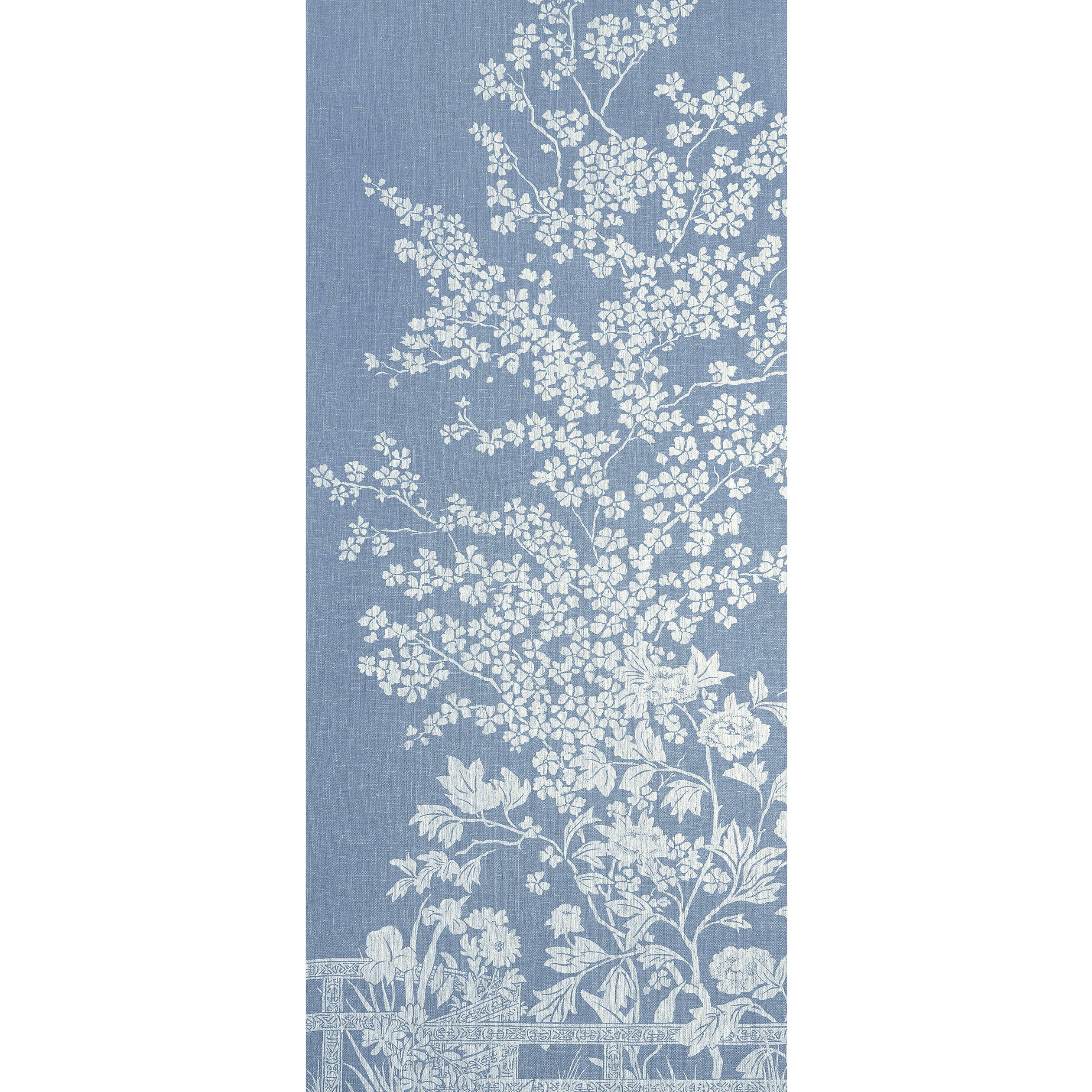 Thibaut Villa Garden Mural - Panel 1 Behang TM10856-1 - Navy
