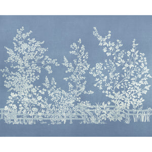 Thibaut Villa Garden Mural - Set Behang TM10856 - Navy