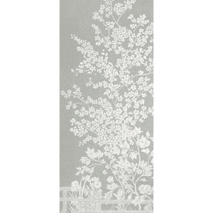Thibaut Villa Garden Mural - Panel 1 Behang TM10857-1 - Charcoal
