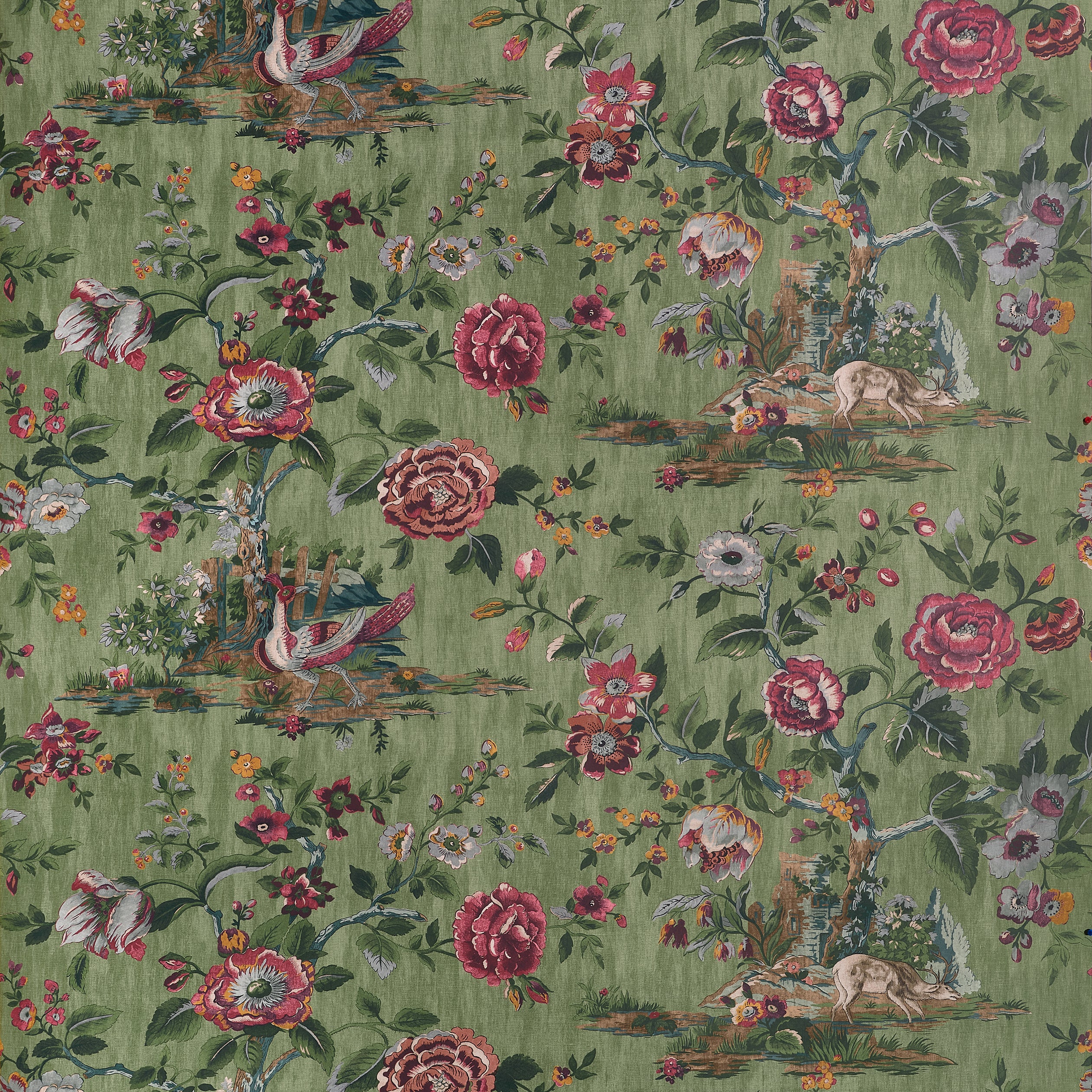 Thibaut Forest Lodge Behang TWW10542 - Green