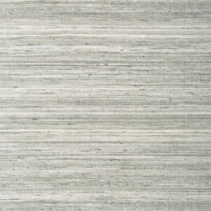 Thibaut Wild Silk Behang TWW335 - Charcoal on Metallic Silver