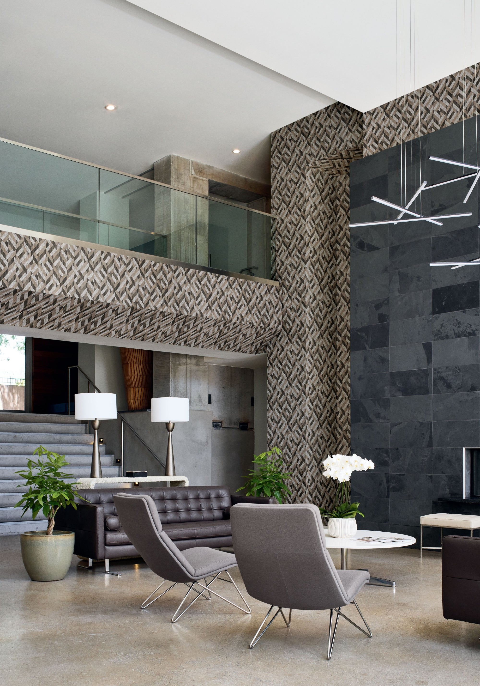 Thibaut Texture Resource 9 Bristlecone Wide Width Behang TWW34032 - sfeerbeeld