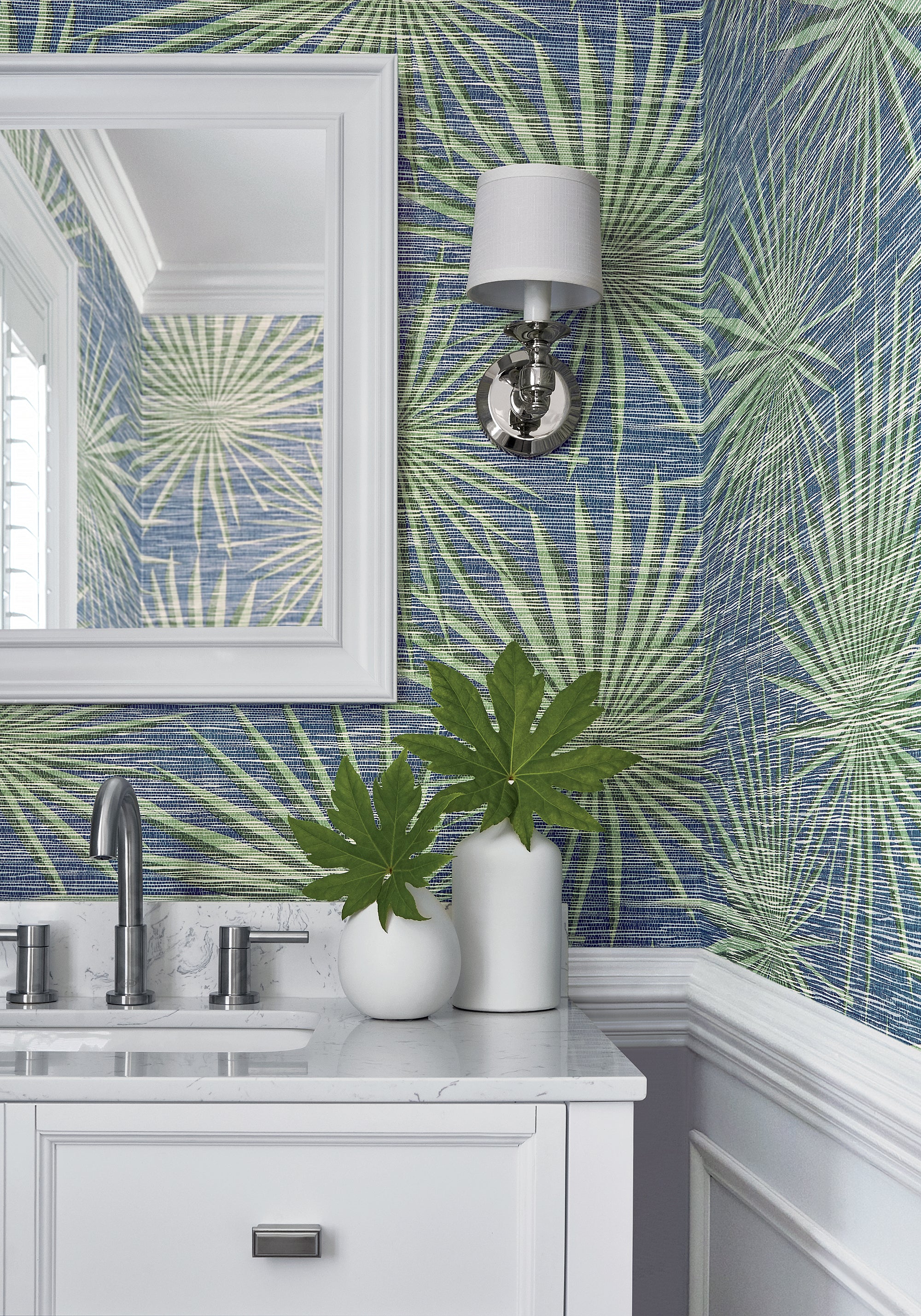 Thibaut Tropics Palm Frond Behang T10141 - sfeerbeeld