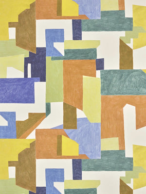 Pierre Frey Castellaras Behang FP966003 - LAB COLOUR THE WORLD