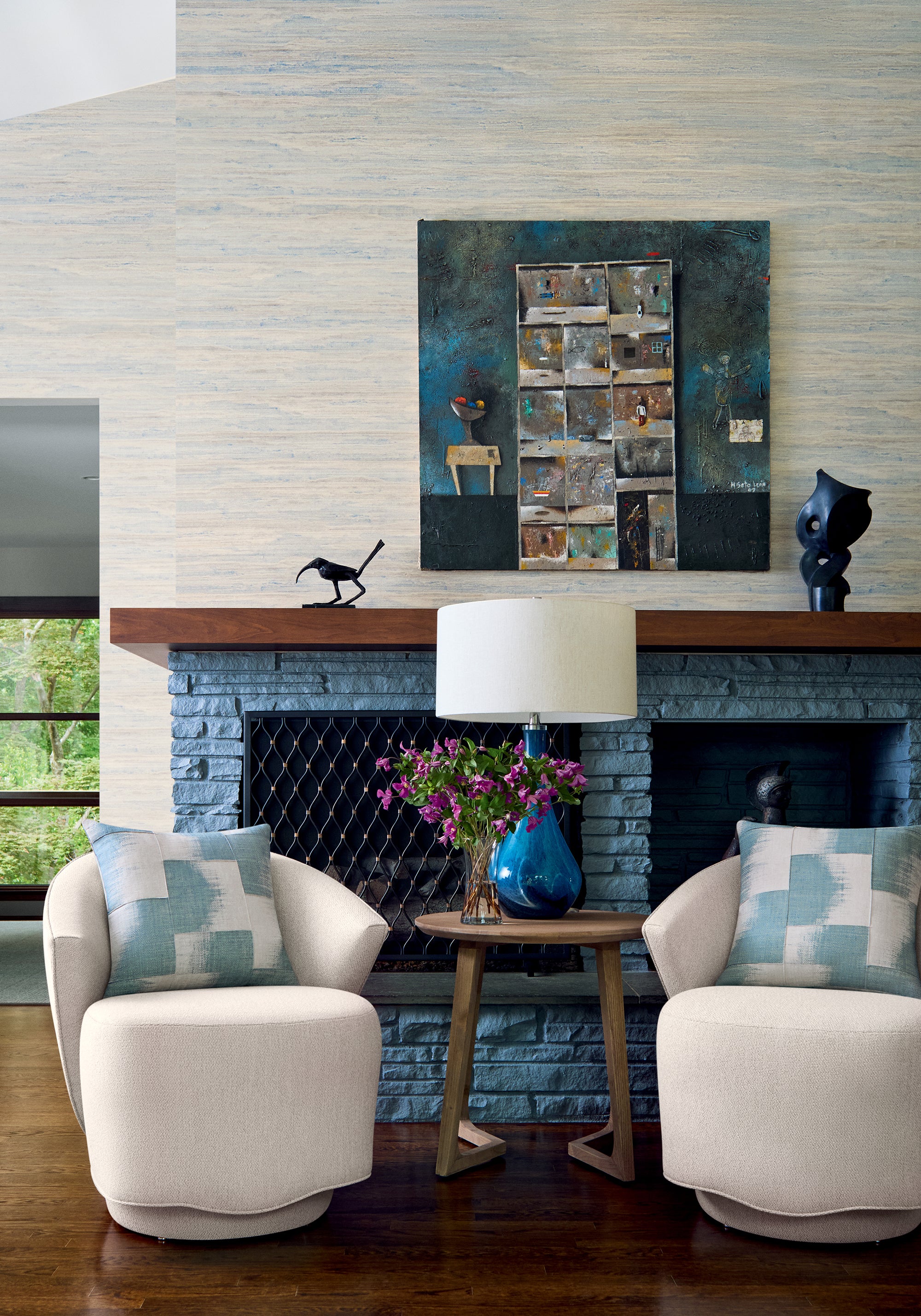 Thibaut Yutori Overlook Behang T24409 - sfeerbeeld
