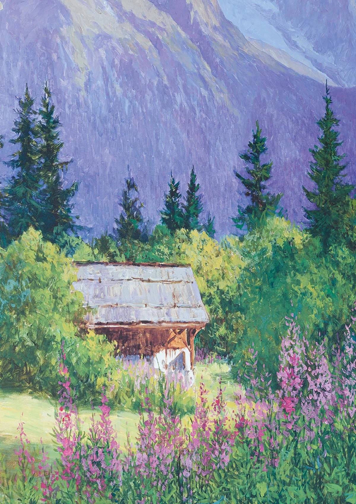 Pierre Frey La vallée du Mont Blanc Behangpaneel FP994001 - LAB COLOUR THE WORLD