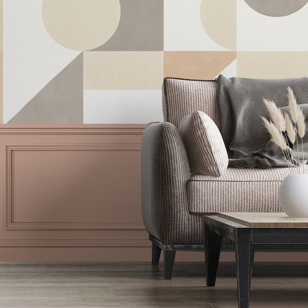 Les Dominotiers A Hint of Blush Behang DOM 1001
