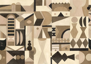 Coordonné Berber Amasigh Pottery behang B00464 behang afbeelding 1