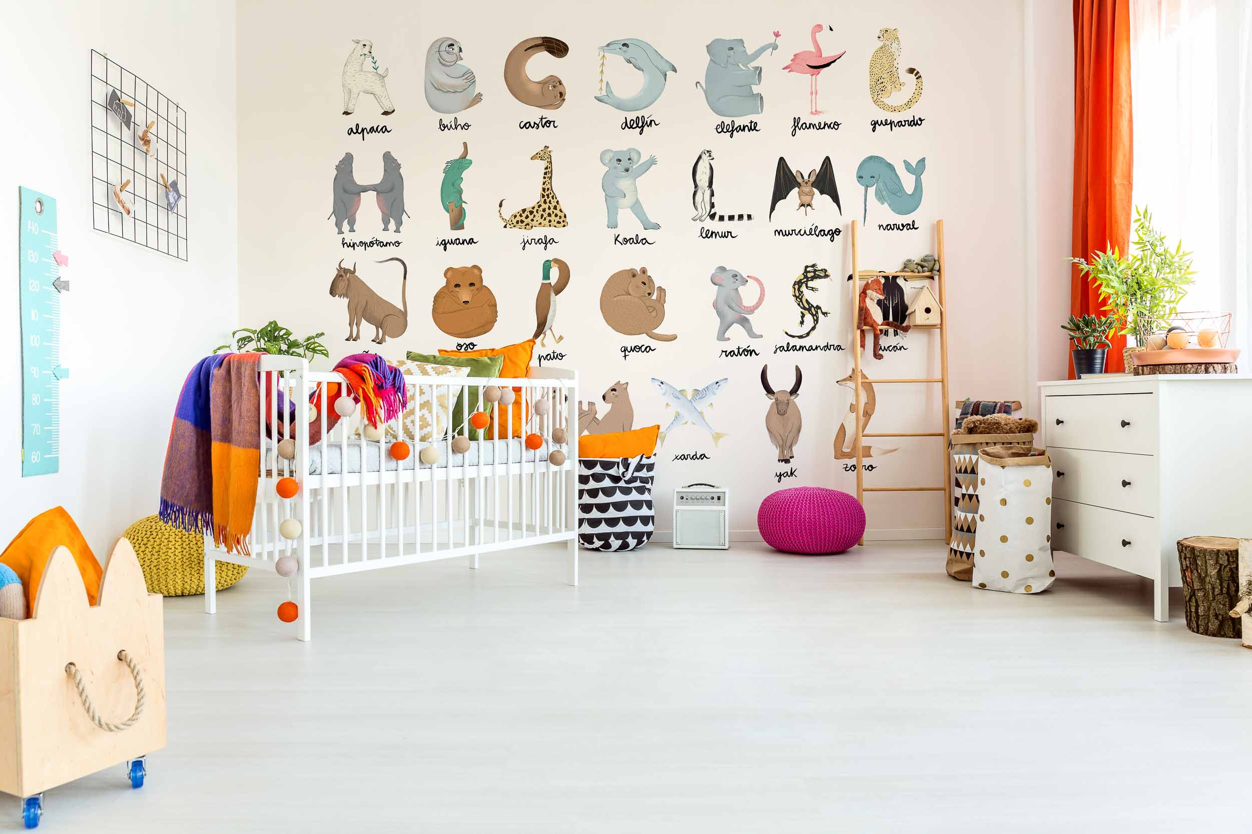 Coordonné Random Kids Animal Alphabet behang 9700140 sfeer afbeelding 1
