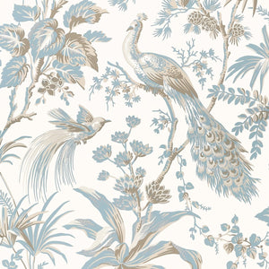 Anna French Peacock Toile Behang Bristol AT57828 - LAB COLOUR THE WORLD