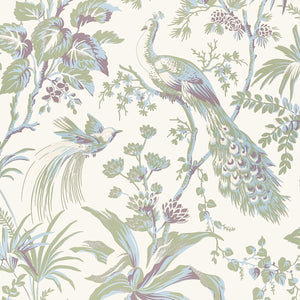 Anna French Peacock Toile Behang Bristol AT57829 - LAB COLOUR THE WORLD