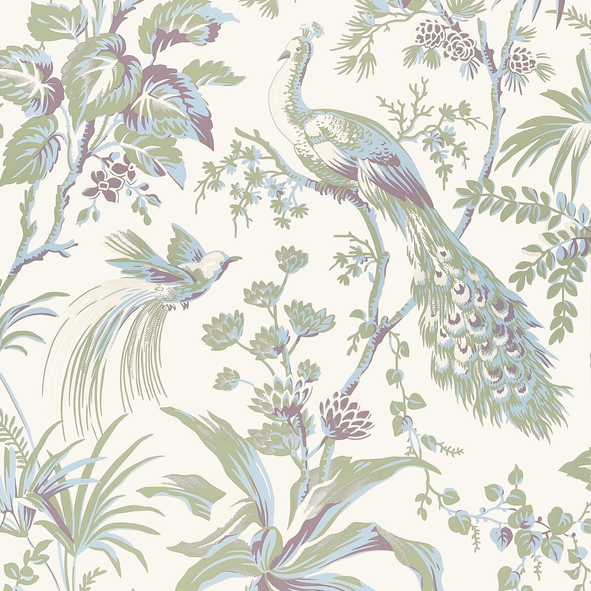 Anna French Peacock Toile Behang Bristol AT57829 - LAB COLOUR THE WORLD